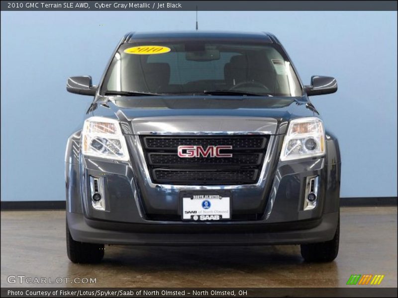 Cyber Gray Metallic / Jet Black 2010 GMC Terrain SLE AWD