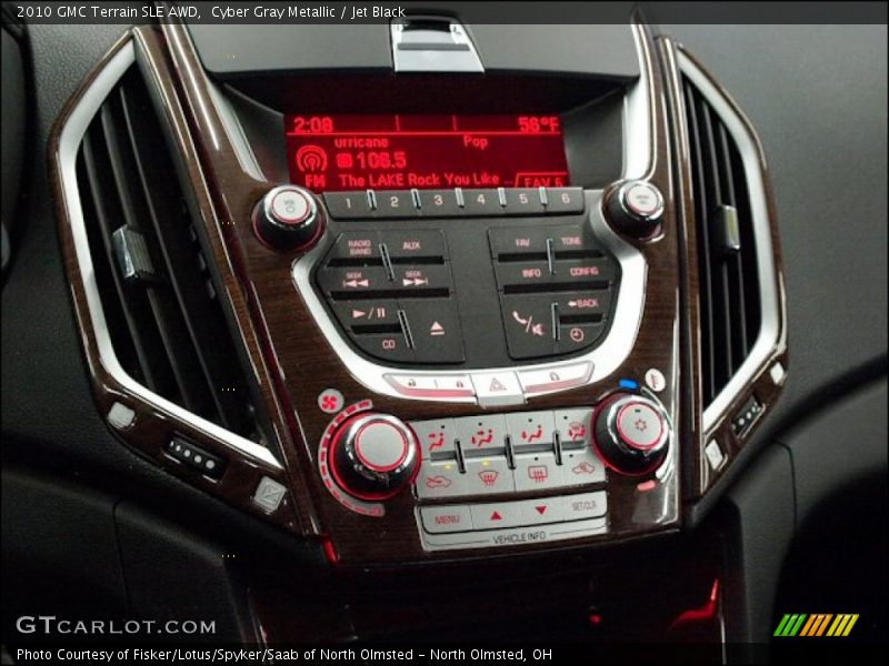 Controls of 2010 Terrain SLE AWD