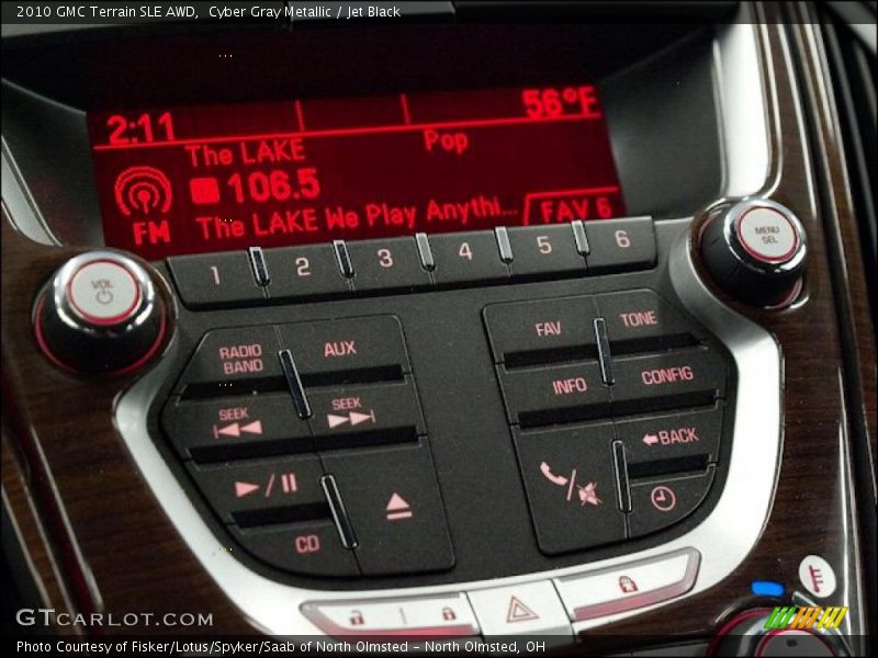 Controls of 2010 Terrain SLE AWD