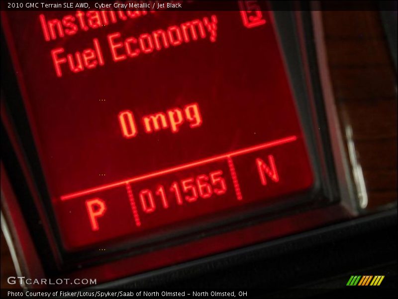 Cyber Gray Metallic / Jet Black 2010 GMC Terrain SLE AWD