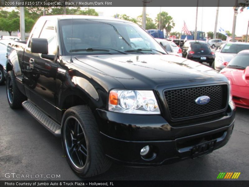 Black / Medium/Dark Flint 2006 Ford F150 STX SuperCab