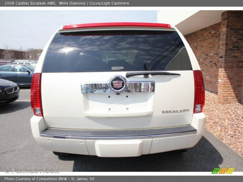White Diamond / Cocoa/Light Cashmere 2008 Cadillac Escalade AWD