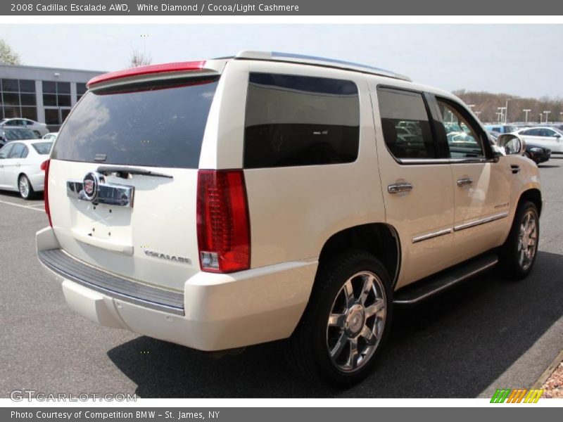 White Diamond / Cocoa/Light Cashmere 2008 Cadillac Escalade AWD