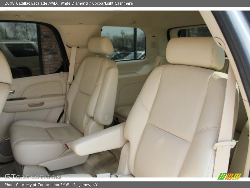 White Diamond / Cocoa/Light Cashmere 2008 Cadillac Escalade AWD