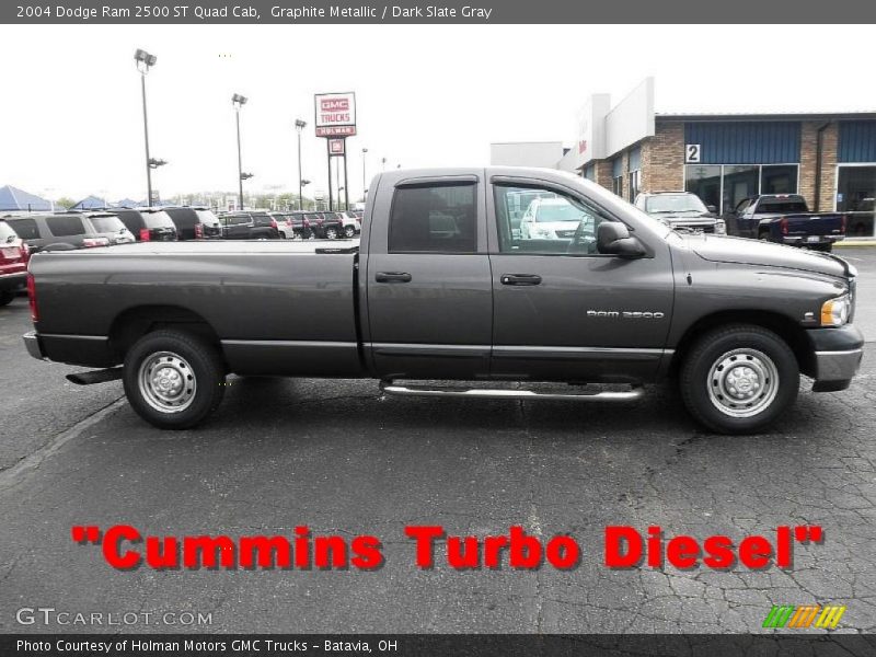 Graphite Metallic / Dark Slate Gray 2004 Dodge Ram 2500 ST Quad Cab