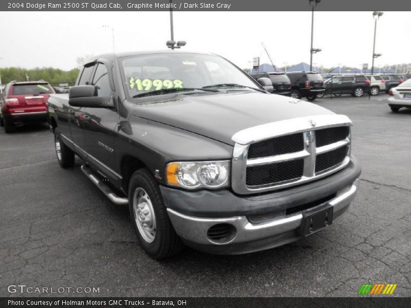 Graphite Metallic / Dark Slate Gray 2004 Dodge Ram 2500 ST Quad Cab