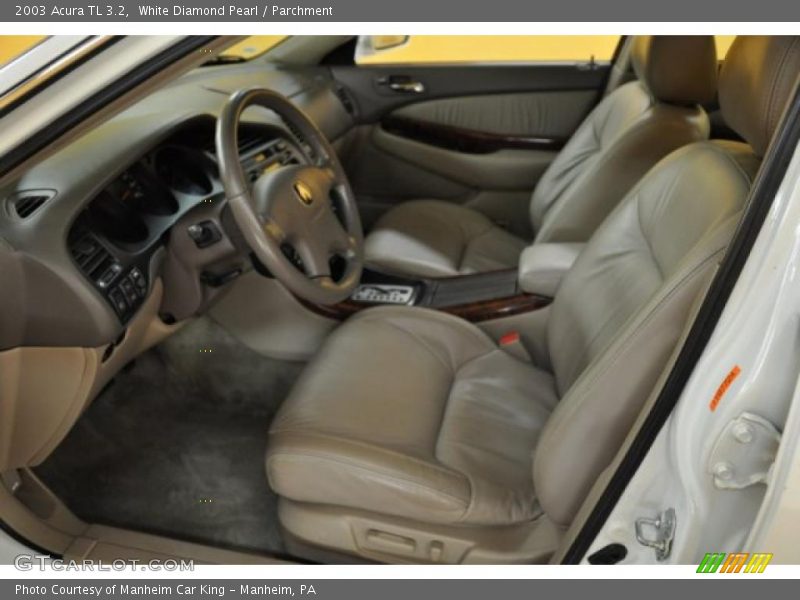 White Diamond Pearl / Parchment 2003 Acura TL 3.2
