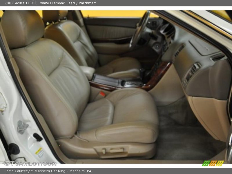 White Diamond Pearl / Parchment 2003 Acura TL 3.2