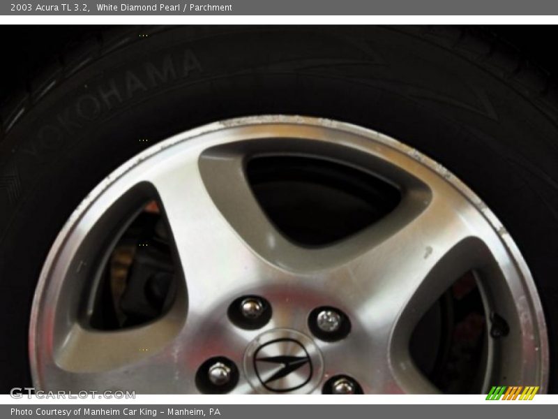 White Diamond Pearl / Parchment 2003 Acura TL 3.2
