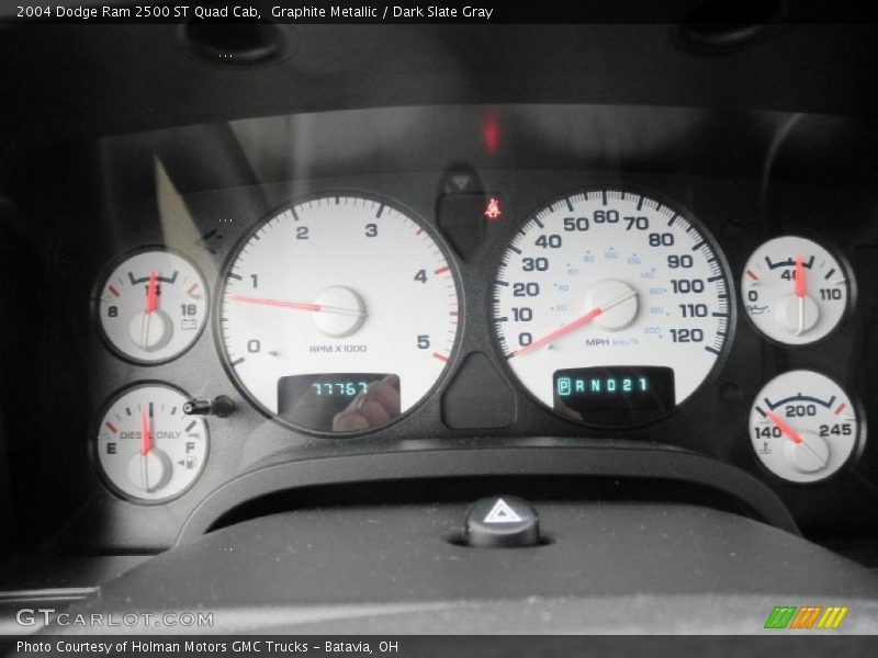  2004 Ram 2500 ST Quad Cab ST Quad Cab Gauges