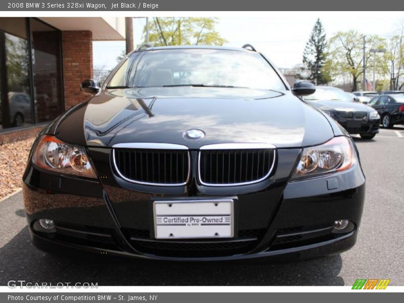 Jet Black / Beige 2008 BMW 3 Series 328xi Wagon