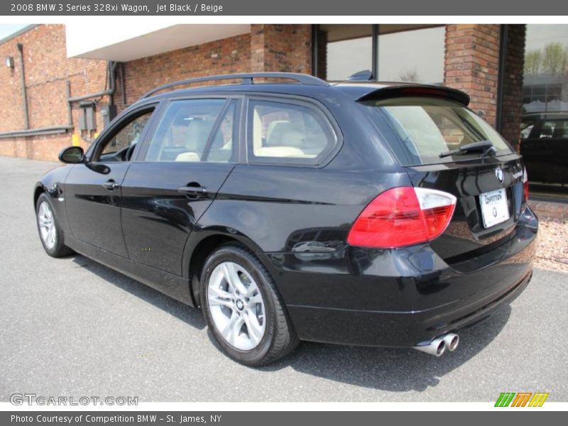 Jet Black / Beige 2008 BMW 3 Series 328xi Wagon