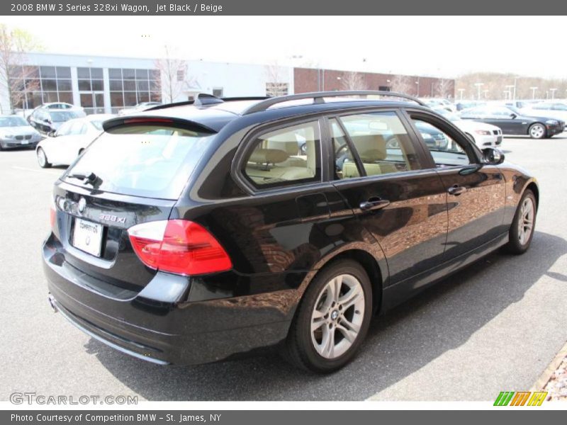 Jet Black / Beige 2008 BMW 3 Series 328xi Wagon