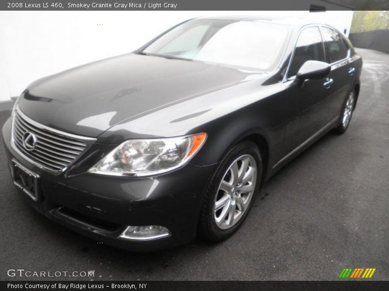 Smokey Granite Gray Mica / Light Gray 2008 Lexus LS 460