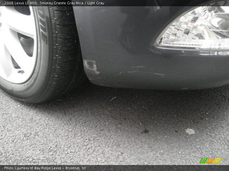 Smokey Granite Gray Mica / Light Gray 2008 Lexus LS 460