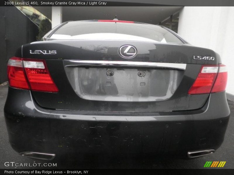 Smokey Granite Gray Mica / Light Gray 2008 Lexus LS 460