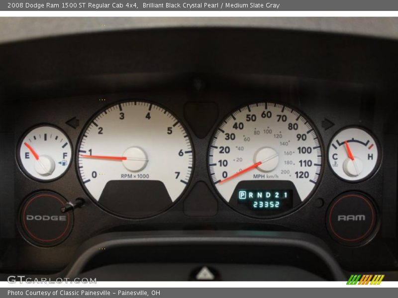  2008 Ram 1500 ST Regular Cab 4x4 ST Regular Cab 4x4 Gauges