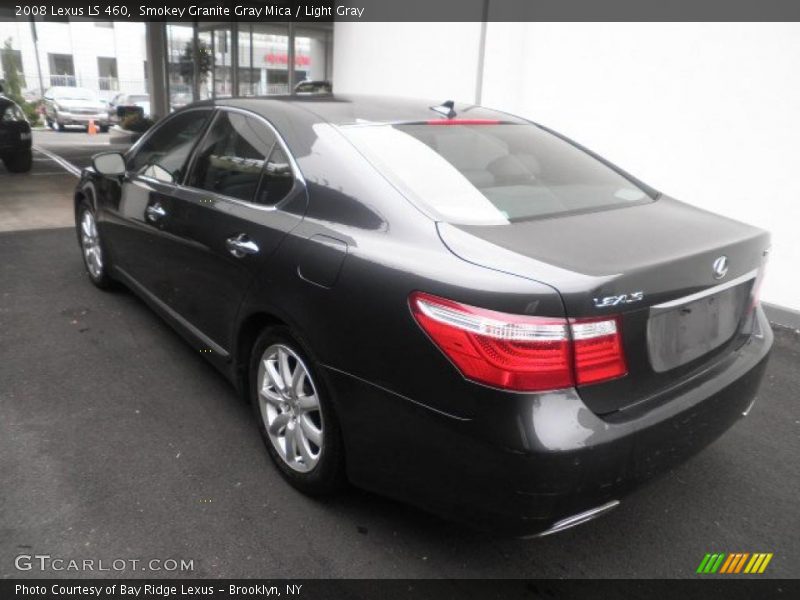 Smokey Granite Gray Mica / Light Gray 2008 Lexus LS 460