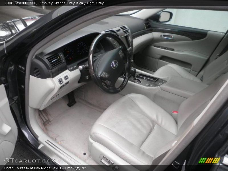 Smokey Granite Gray Mica / Light Gray 2008 Lexus LS 460