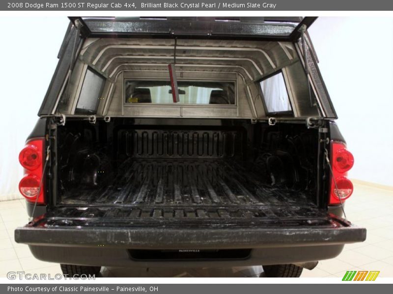 Brilliant Black Crystal Pearl / Medium Slate Gray 2008 Dodge Ram 1500 ST Regular Cab 4x4