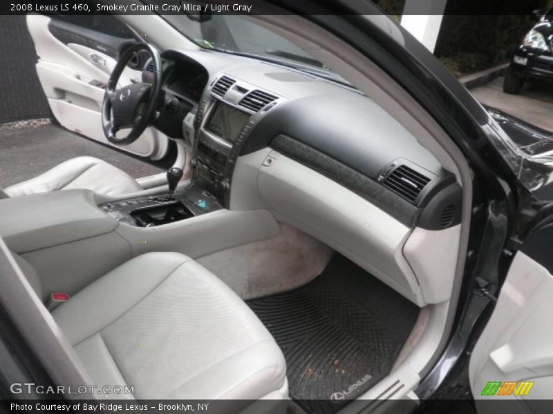Smokey Granite Gray Mica / Light Gray 2008 Lexus LS 460
