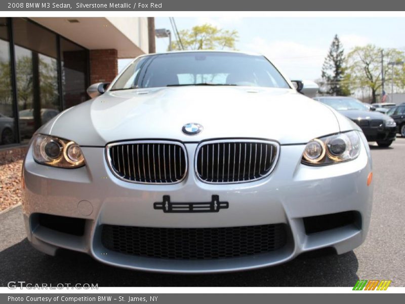 Silverstone Metallic / Fox Red 2008 BMW M3 Sedan