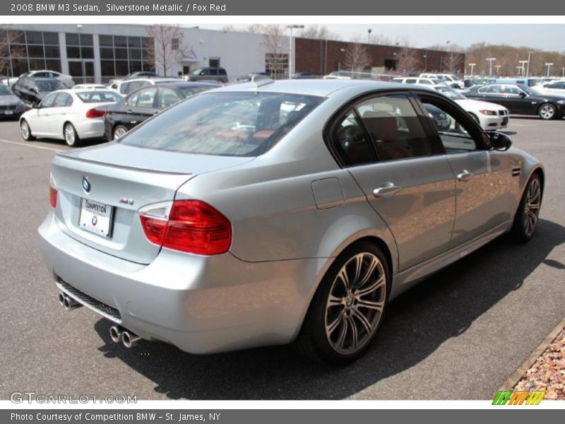 Silverstone Metallic / Fox Red 2008 BMW M3 Sedan