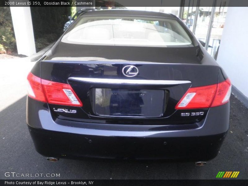 Obsidian Black / Cashmere 2008 Lexus ES 350