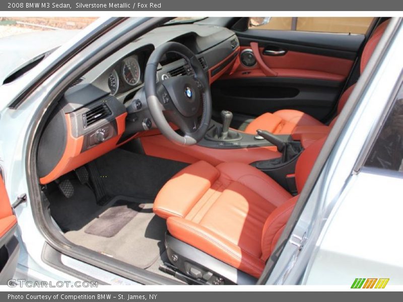  2008 M3 Sedan Fox Red Interior