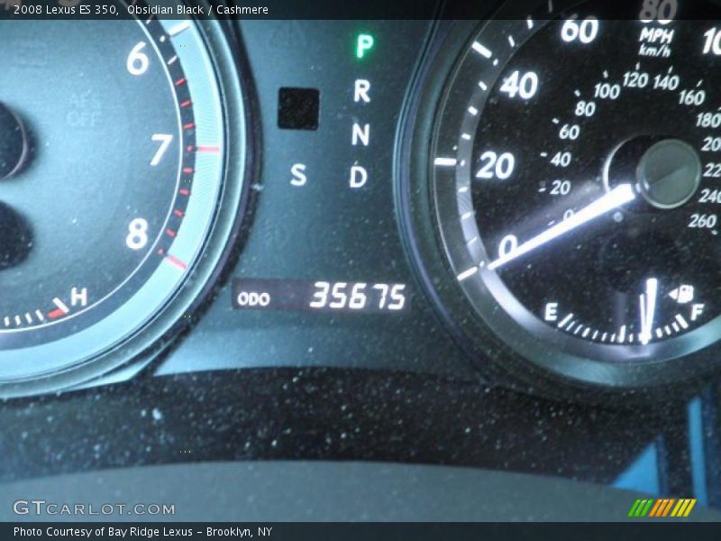 Obsidian Black / Cashmere 2008 Lexus ES 350