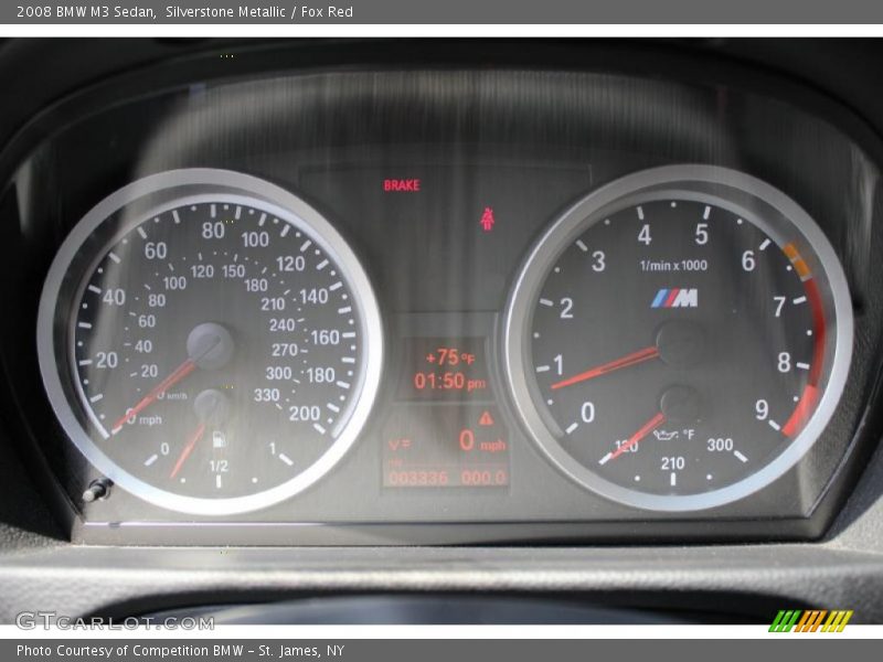  2008 M3 Sedan Sedan Gauges