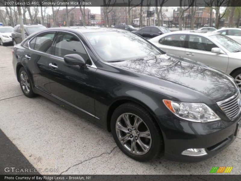 Smokey Granite Mica / Black 2007 Lexus LS 460