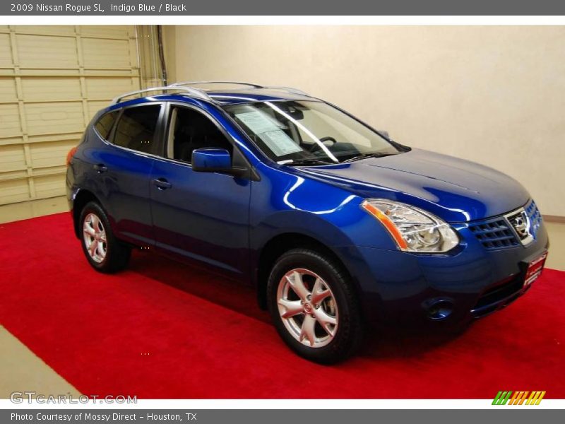 Indigo Blue / Black 2009 Nissan Rogue SL