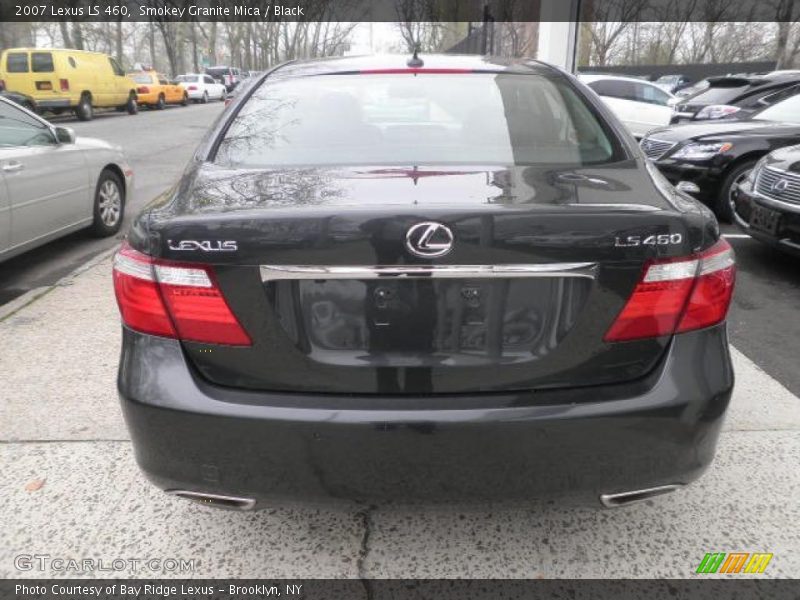 Smokey Granite Mica / Black 2007 Lexus LS 460