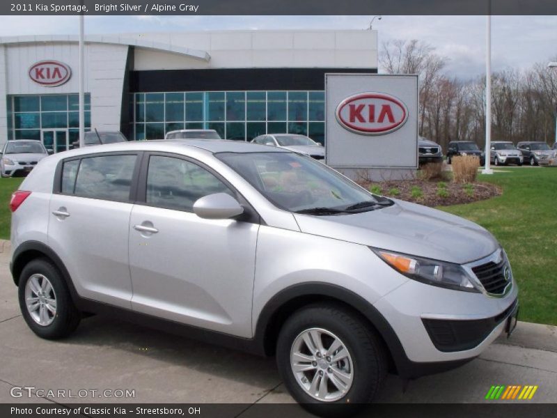 Bright Silver / Alpine Gray 2011 Kia Sportage