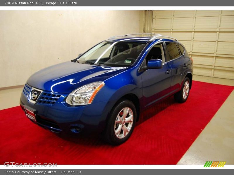 Indigo Blue / Black 2009 Nissan Rogue SL