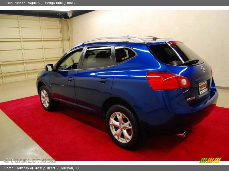 Indigo Blue / Black 2009 Nissan Rogue SL