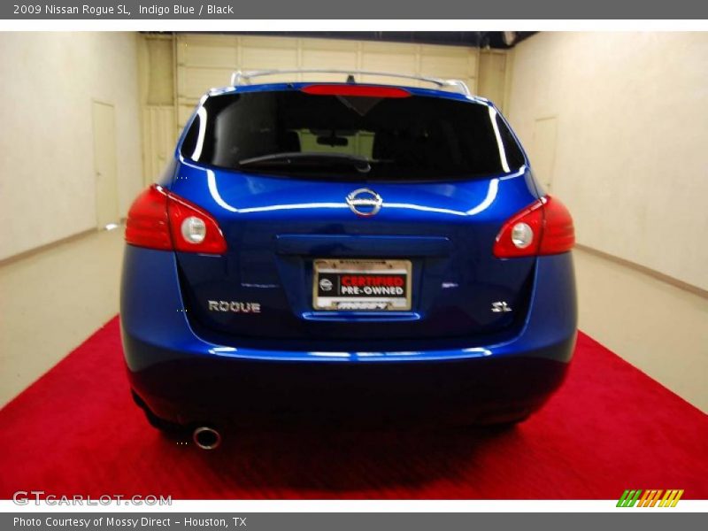 Indigo Blue / Black 2009 Nissan Rogue SL