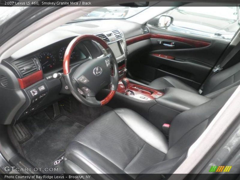 Smokey Granite Mica / Black 2007 Lexus LS 460