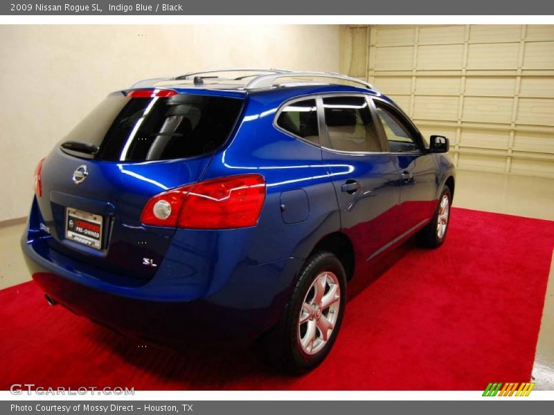 Indigo Blue / Black 2009 Nissan Rogue SL