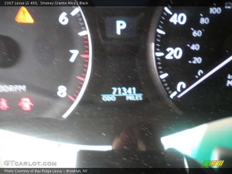 Smokey Granite Mica / Black 2007 Lexus LS 460