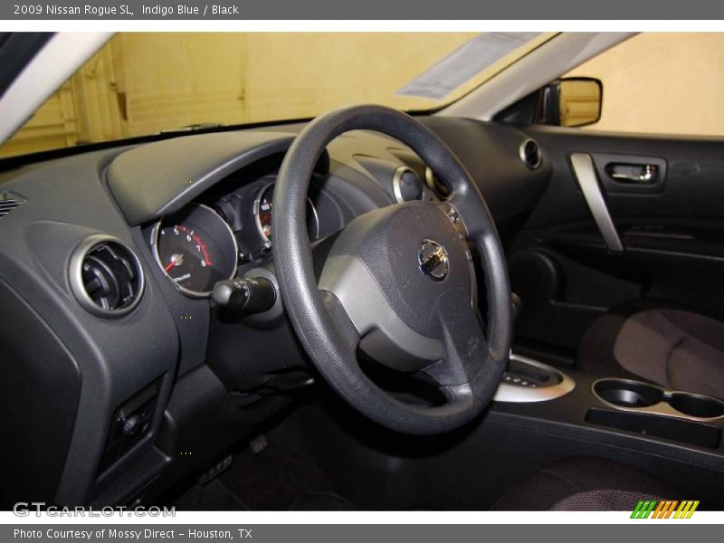 Indigo Blue / Black 2009 Nissan Rogue SL