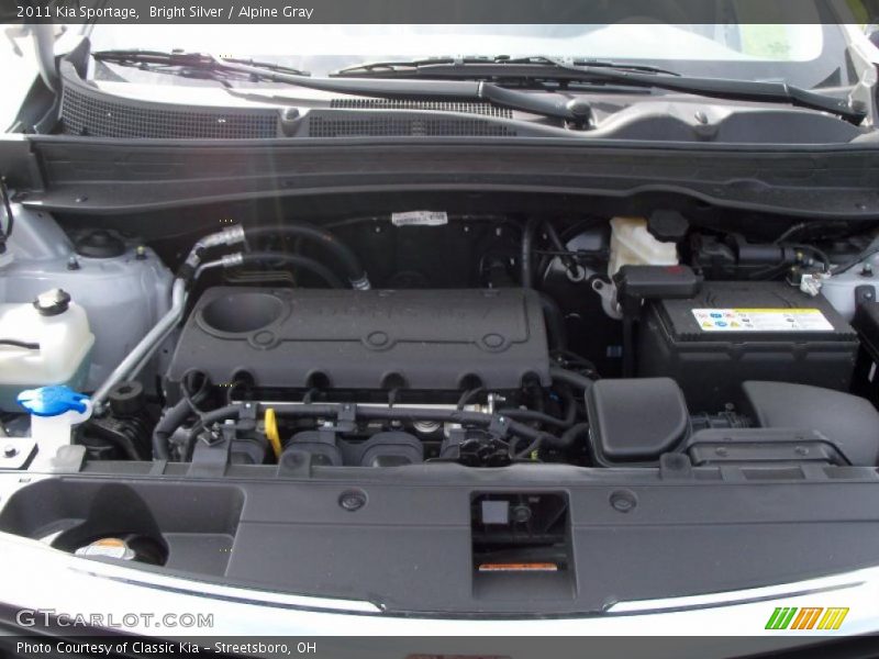  2011 Sportage  Engine - 2.4 Liter DOHC 16-Valve CVVT 4 Cylinder