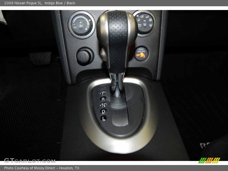 Indigo Blue / Black 2009 Nissan Rogue SL