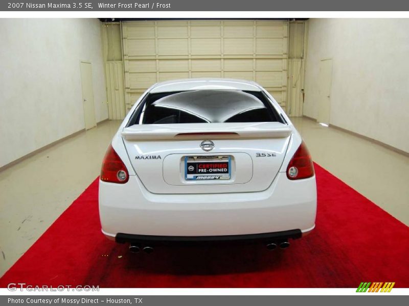 Winter Frost Pearl / Frost 2007 Nissan Maxima 3.5 SE