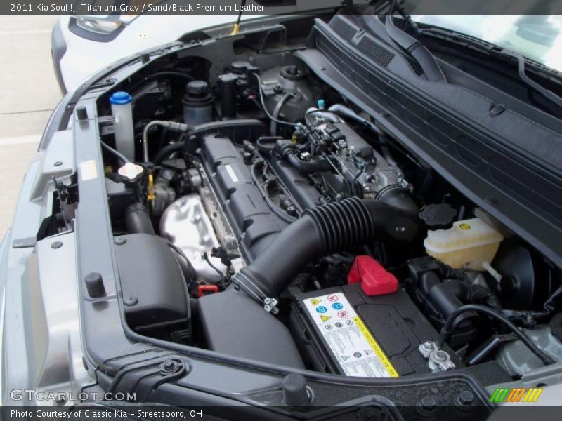  2011 Soul ! Engine - 2.0 Liter DOHC 16-Valve CVVT 4 Cylinder