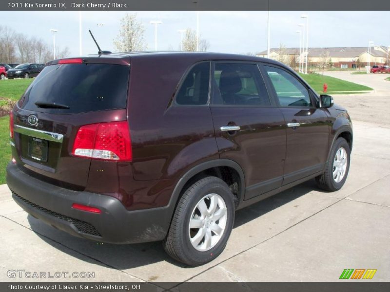 Dark Cherry / Black 2011 Kia Sorento LX