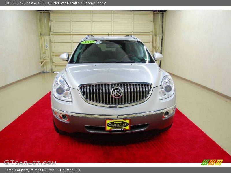 Quicksilver Metallic / Ebony/Ebony 2010 Buick Enclave CXL