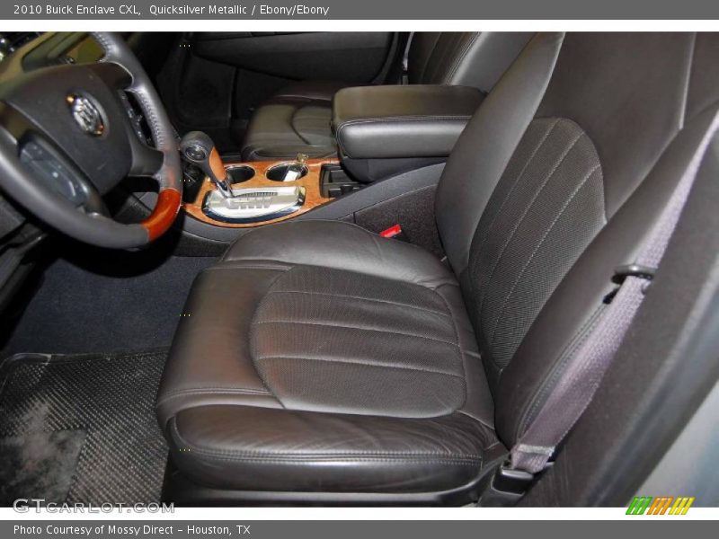 Quicksilver Metallic / Ebony/Ebony 2010 Buick Enclave CXL