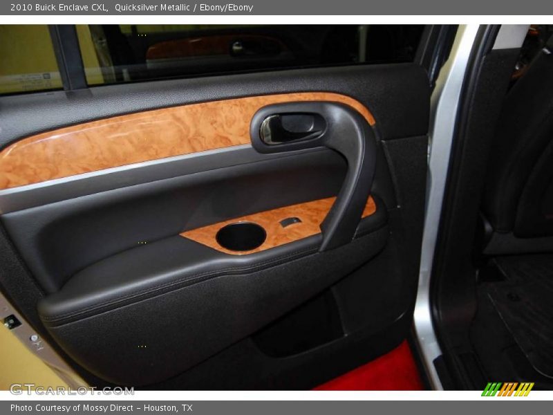 Quicksilver Metallic / Ebony/Ebony 2010 Buick Enclave CXL
